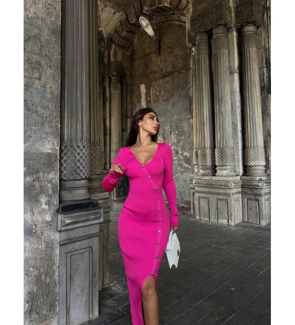 189204 PEMBE ELBİSE