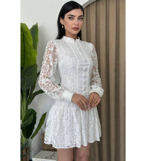 190387 EKRU ELBİSE