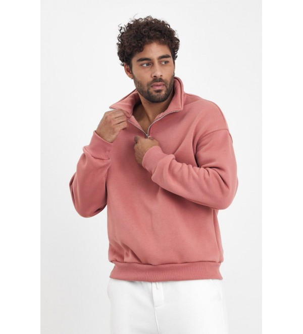 191149 GÜL KURUSU ERKEK SWEATSHIRT ÜÇ İPLİK