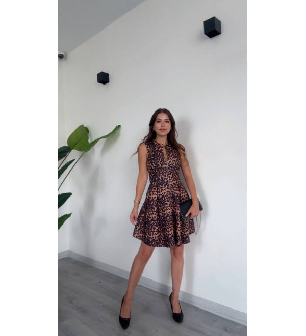 192258 LEOPAR ELBİSE