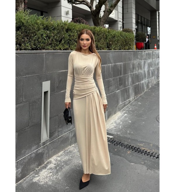 193996 BEIGE DRESS 