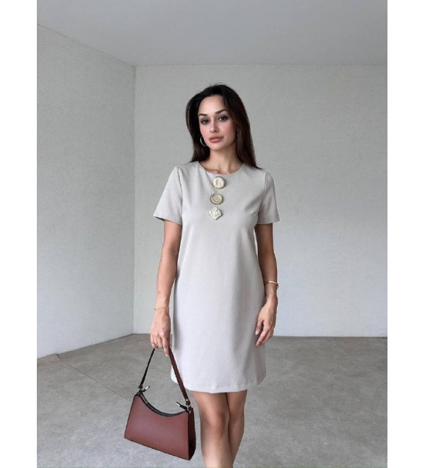 194322 CREAM DRESS
