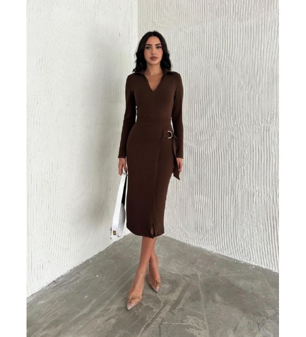 196666 COFFEE DRESS 