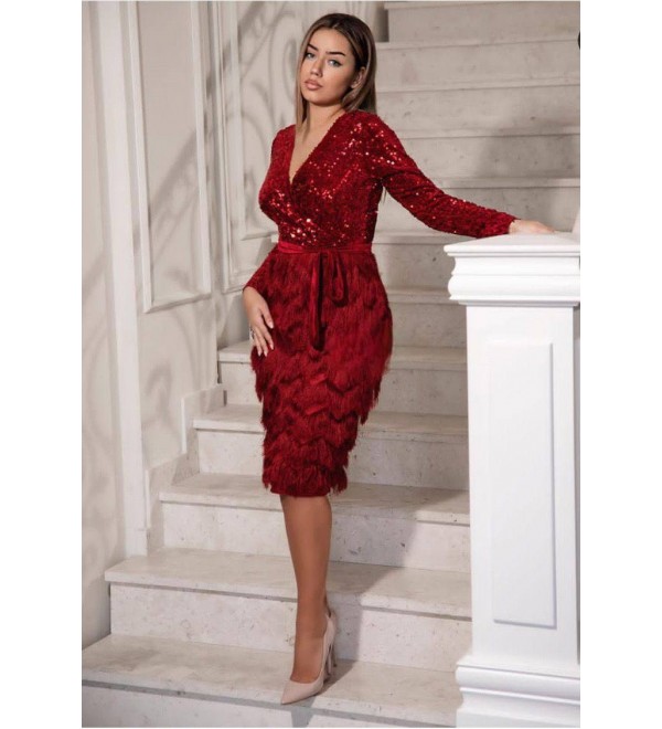 197537 BORDO ABİYE PUL PAYET