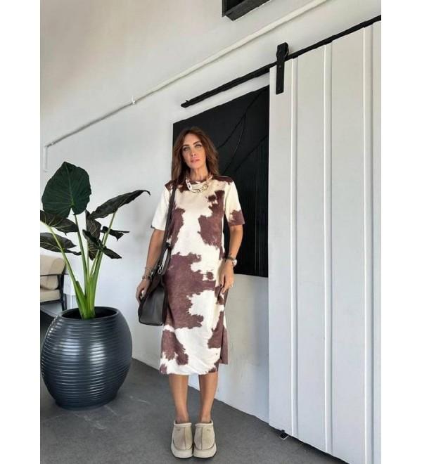 198124 Patterned DRESS