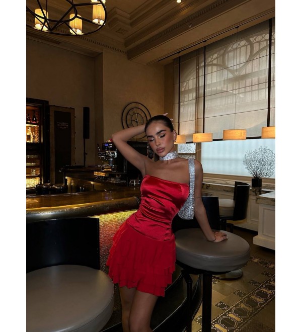 198414 RED DRESS