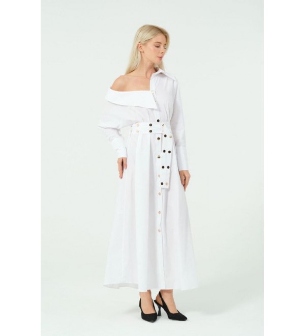 199332 Ecru DRESS Cotton