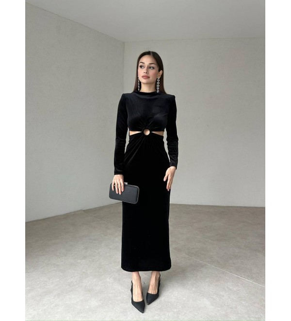 199601 BLACK DRESS Velvet