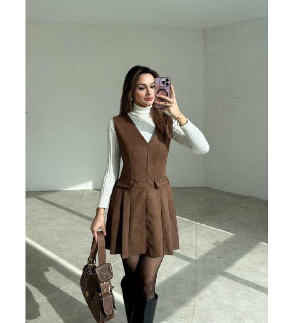 200206 COFFEE DRESS 