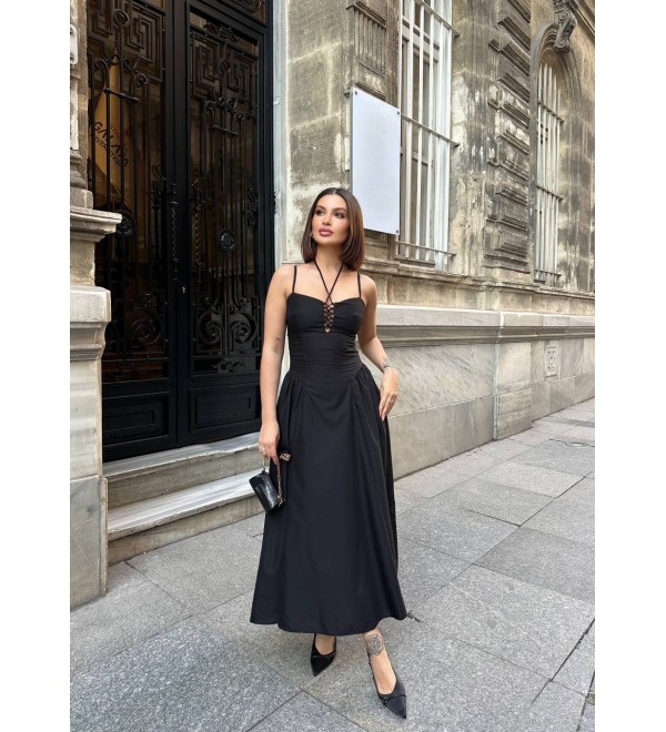 201357 BLACK DRESS
