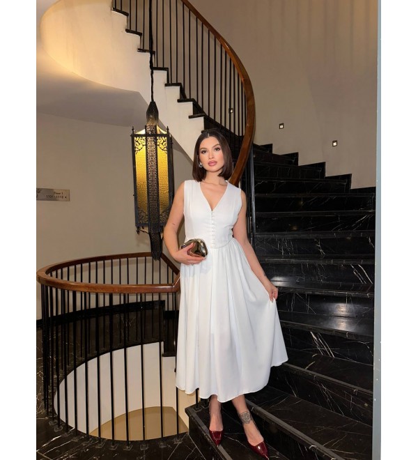 201359 WHITE DRESS