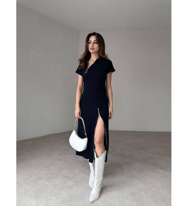 201370 BLACK DRESS