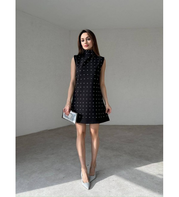 201373 BLACK DRESS