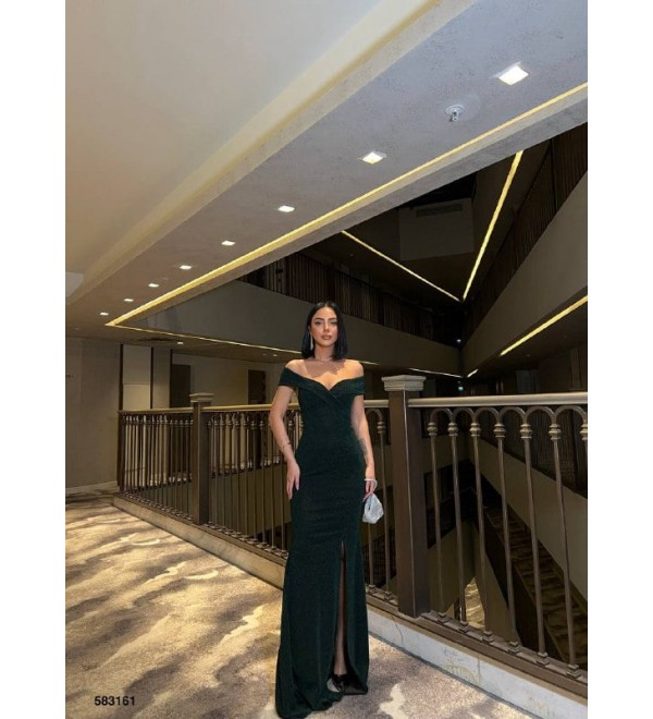 201970 YEŞİL ABİYE FLOWERS KUMAŞ