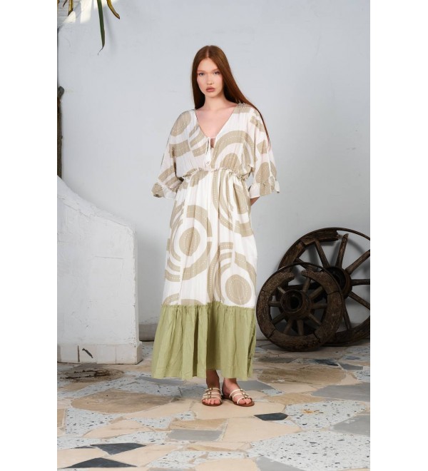 202177 Patterned DRESS