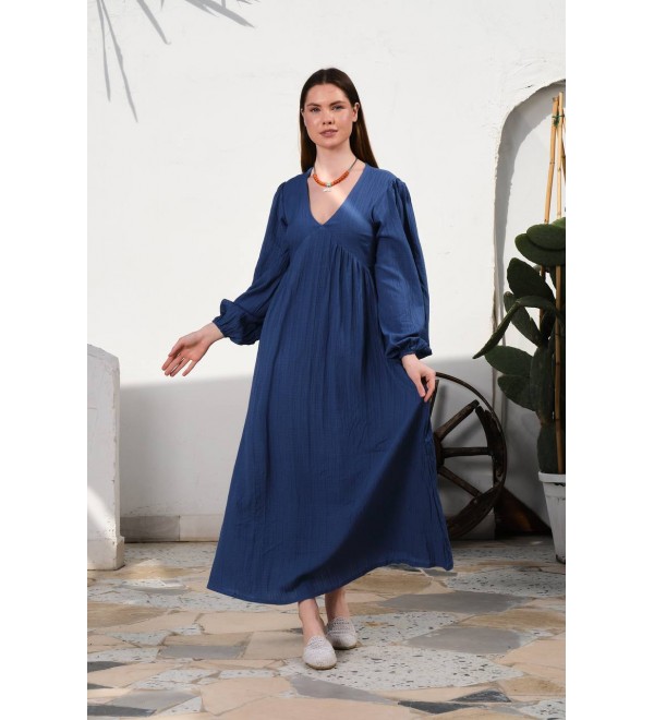 202207 Indigo DRESS