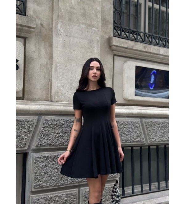 202825 BLACK DRESS 
