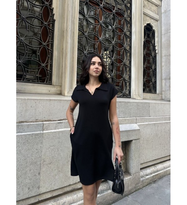 202842 BLACK DRESS 