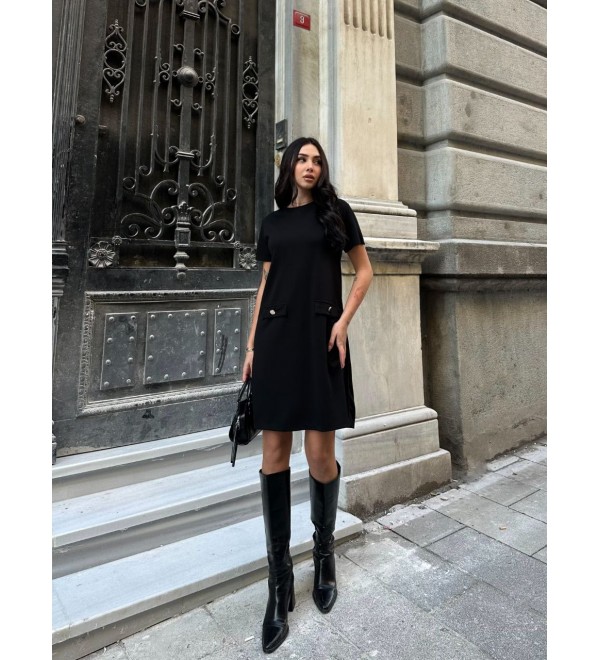 202844 BLACK DRESS 