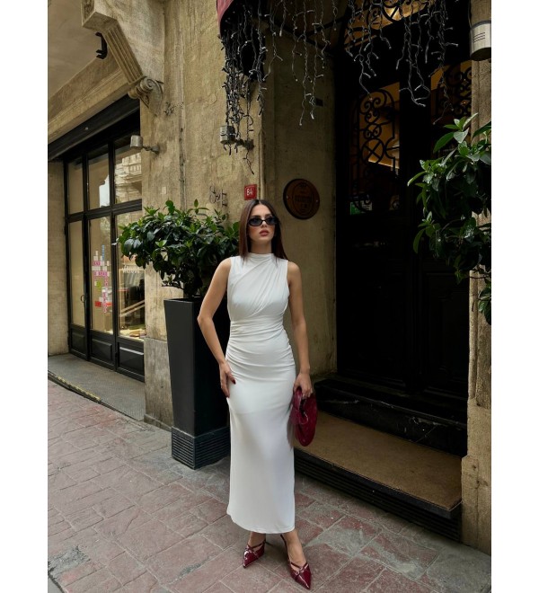 203426 BEYAZ ELBİSE