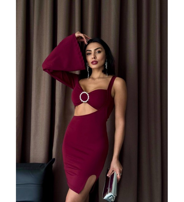 204273 BORDO ABİYE DALGIÇ KUMAŞ