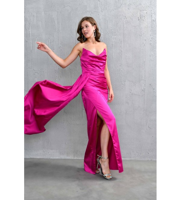 204432 PEMBE ABİYE SATEN KUMAŞ