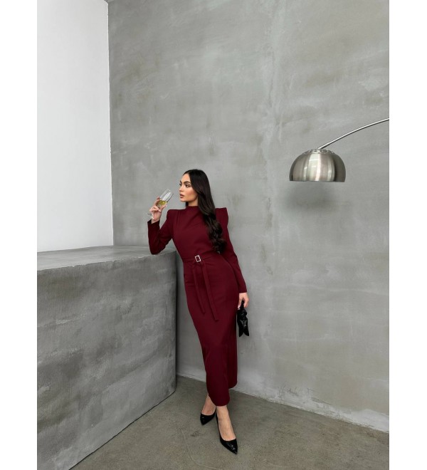204659 Burgund KLEID 