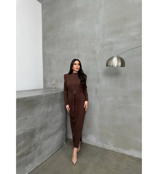 204661 KAFFEE KLEID 