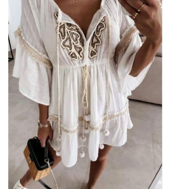 204690 WEISS KLEID 