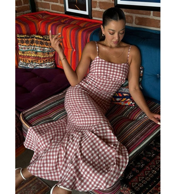 206291 Plaid DRESS 
