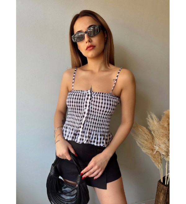 206362 Plaid BLOUSE