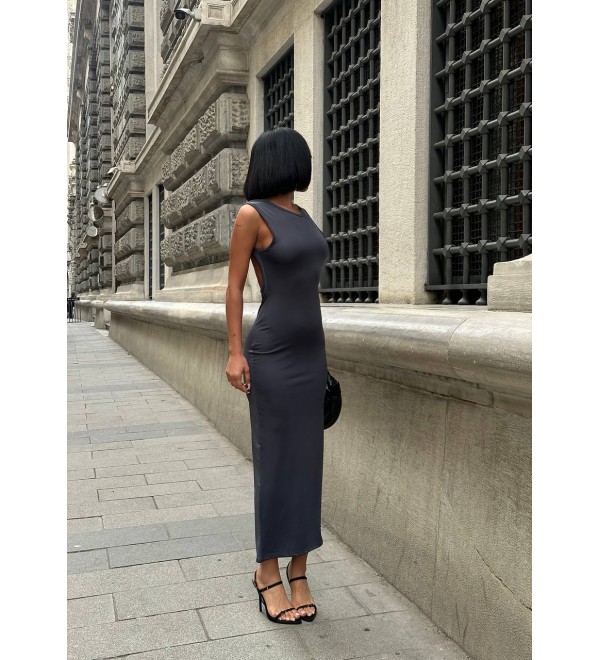 206508 Indigo DRESS