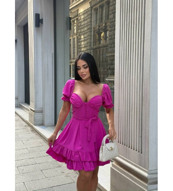 210260 Fuchsia DRESS
