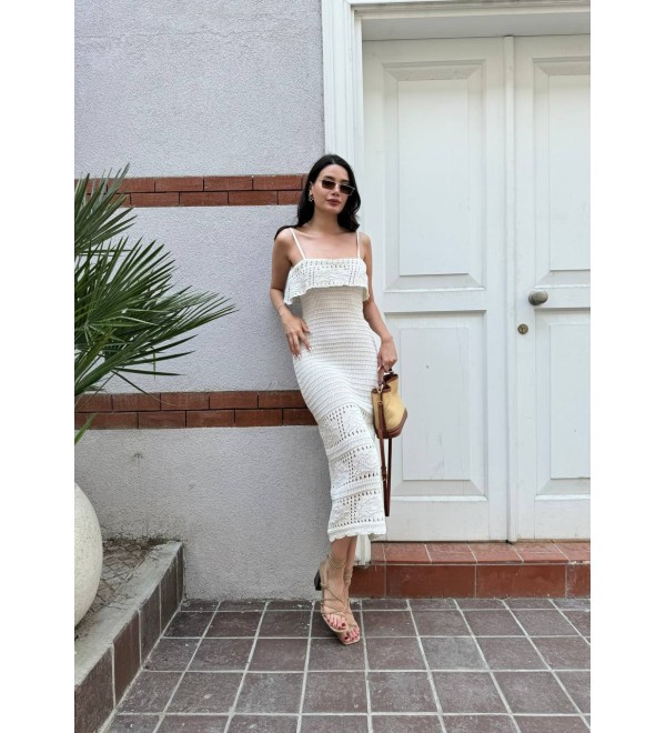211863 CREAM DRESS KNITWEAR