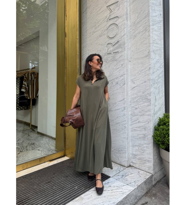 211913 KHAKI DRESS