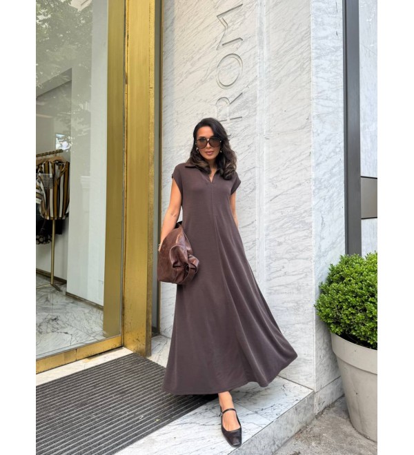 211914 COFFEE DRESS