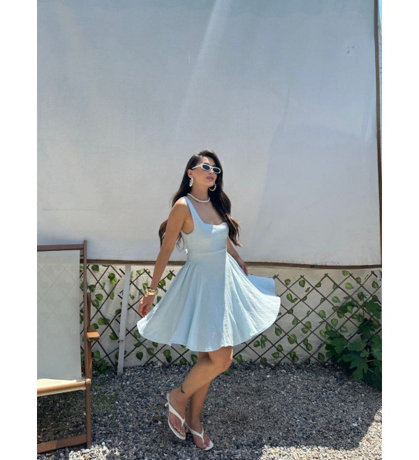 211926 BLUE DRESS