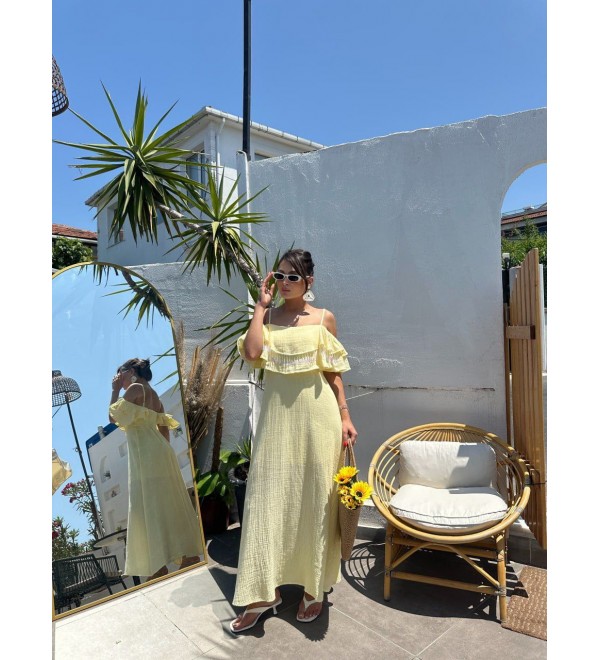 211930 YELLOW DRESS