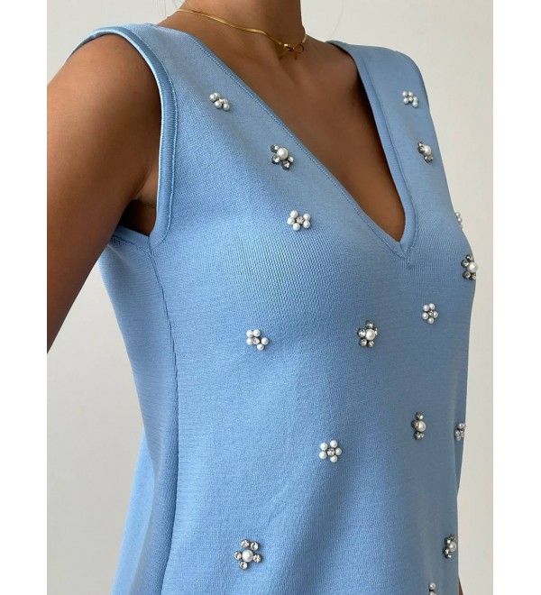 212017 BLUE DRESS KNITWEAR
