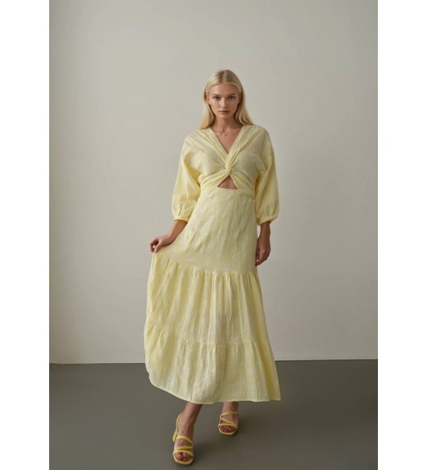 212024 YELLOW DRESS