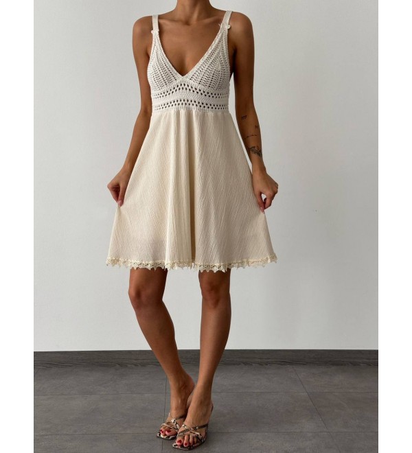 212049 CREAM DRESS