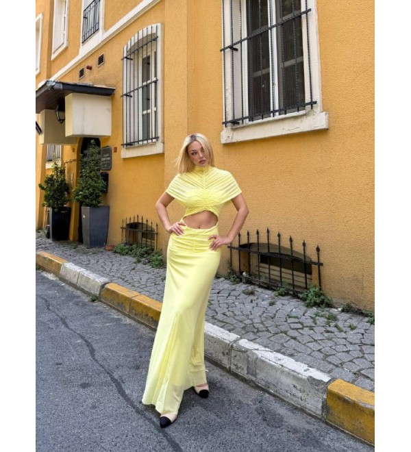 212221 SARI ELBİSE