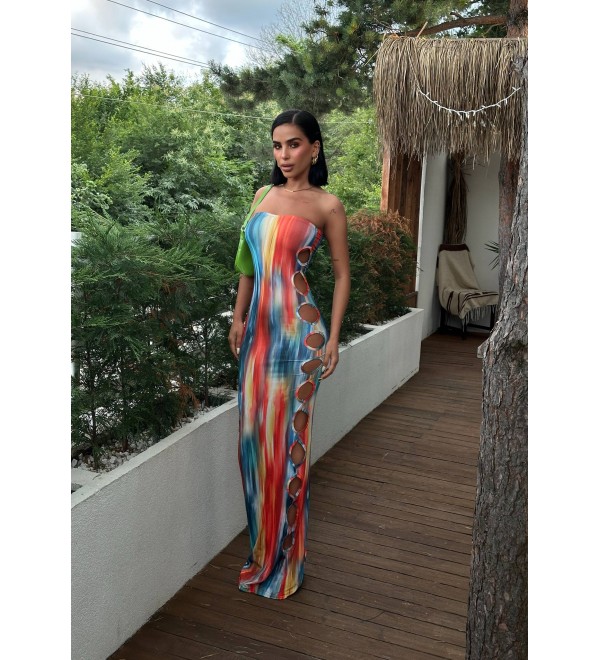 212330 Patterned DRESS
