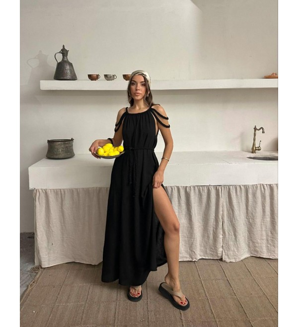 212358 BLACK DRESS 