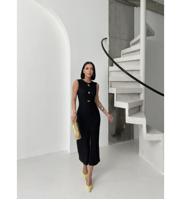 212457 BLACK DRESS