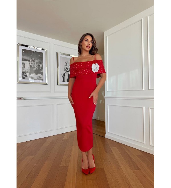213834 KIRMIZI ABİYE