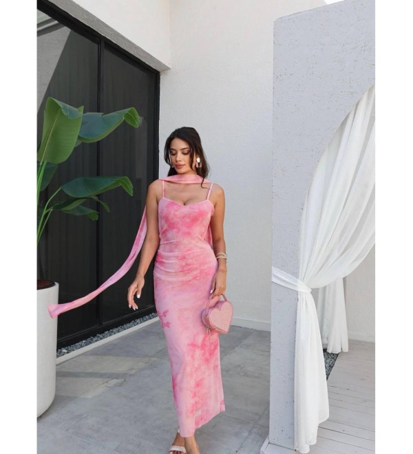 213949 PEMBE ELBİSE