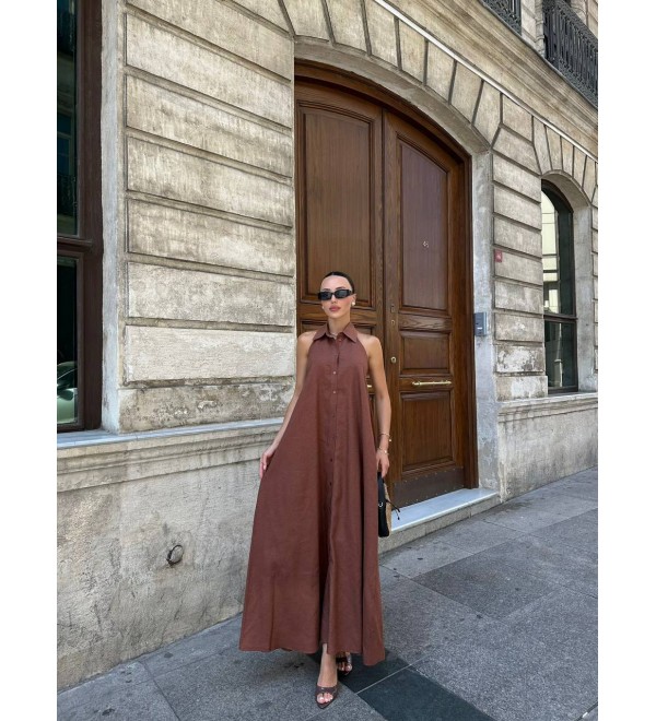 213970 COFFEE DRESS