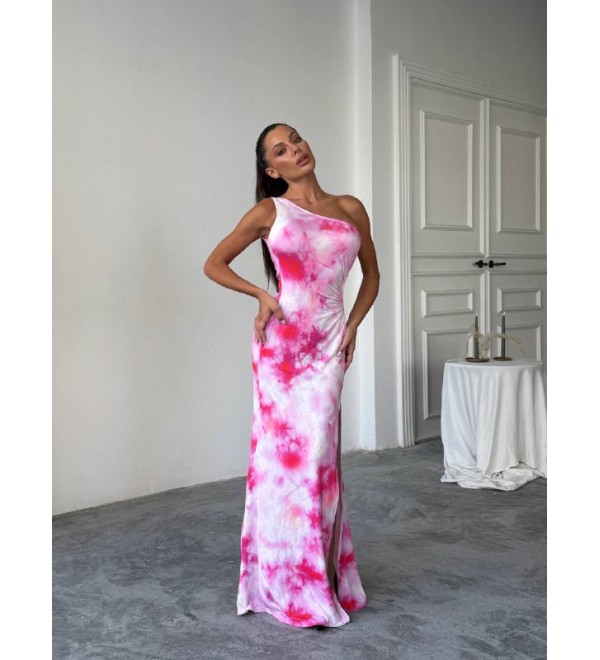 213994 DESENLİ ELBİSE LYCRA