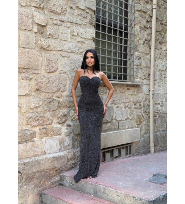 214240 SİYAH ELBİSE LYCRA
